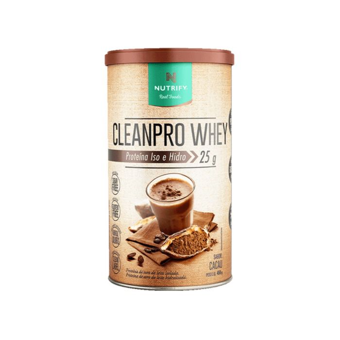 Whey CleanPro 450g Nutrify - Cacau