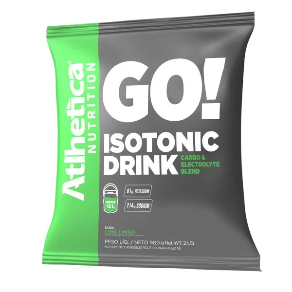 Foto de Go Isotonic Drink 900g Atlhetica Nutrition - Lima Limao