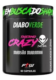 Diabo Verde ThermoCrazy Mansão Maromba 60 Caps Ftw