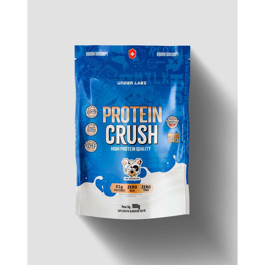 Foto de Protein Crush Refil 900g -Under labz - Milk Bear