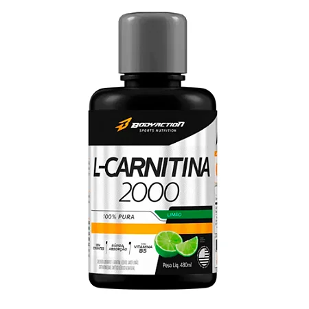 L-Carnitina 2000 480ml Bodyaction - Limão