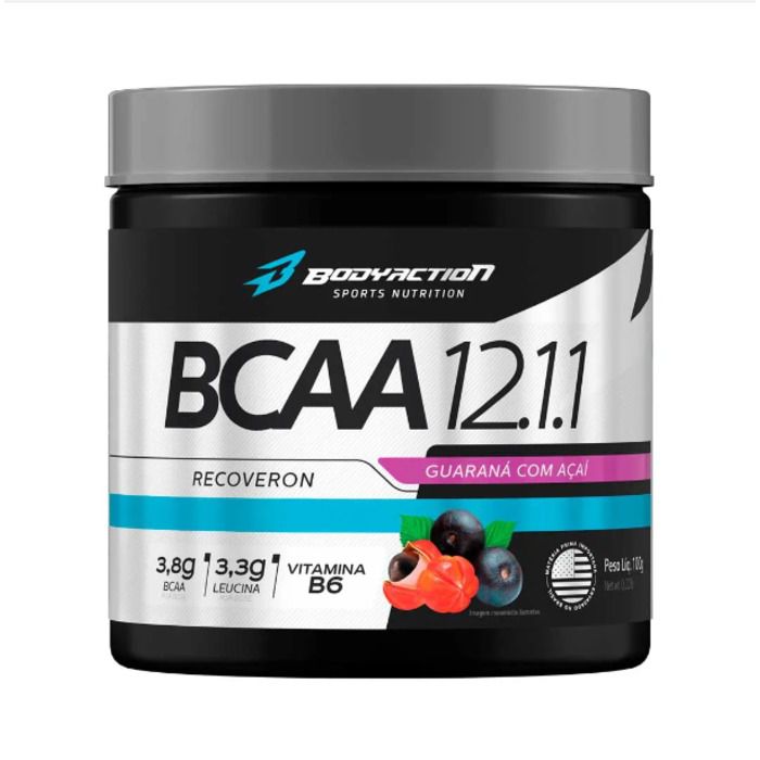 Foto de BCAA 12.1.1 Recoveron 100g BodyAction - Guaraná Com Açaí
