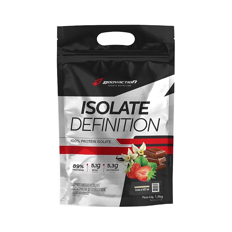 Isolate Definition Refil 1.8kg BodyAction - Baunilha