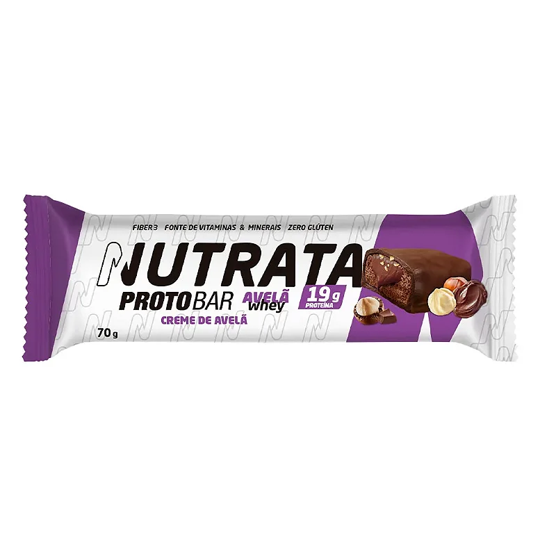 Protobar 70g Avelã Whey Nutrata