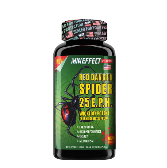 Red Danger Spider 60 Caps Maxeffect Pharma
