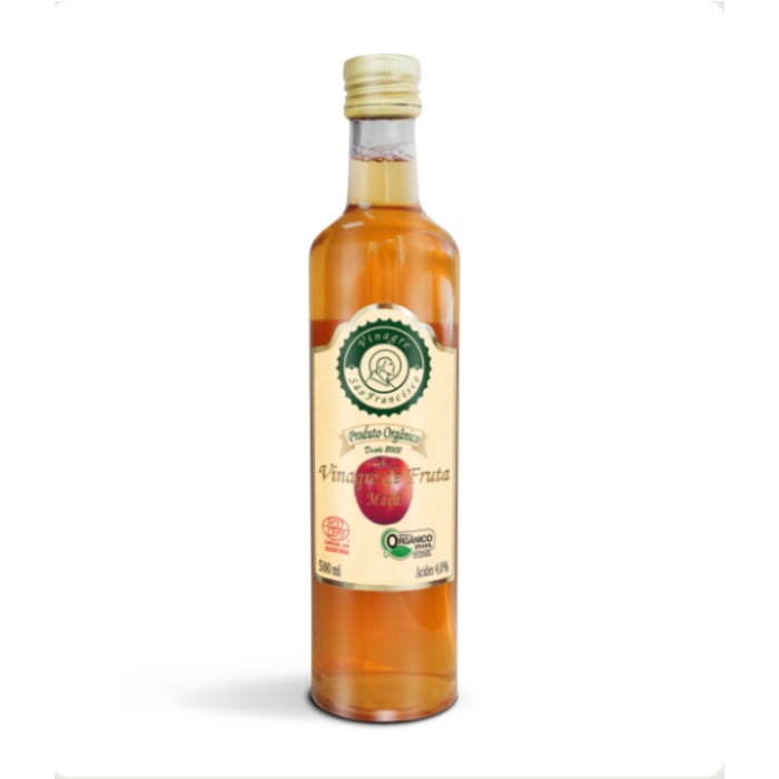 Vinagre Orgânico Maçã 4% 500ml São Francisco
