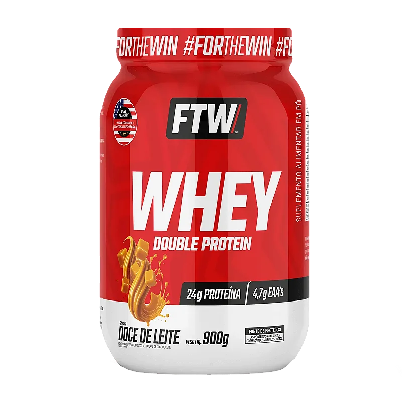 Foto de Whey Double Pote 900g Ftw - Doce De Leite