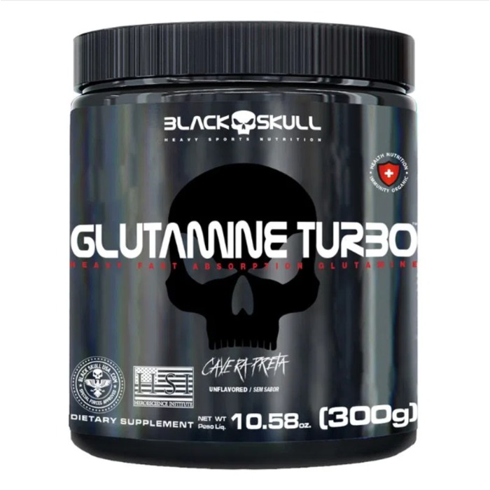 Glutamina Turbo Black Skull