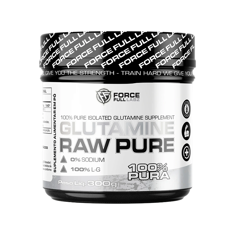 Foto de Glutamine Raw Pure 300g Force Full Labz