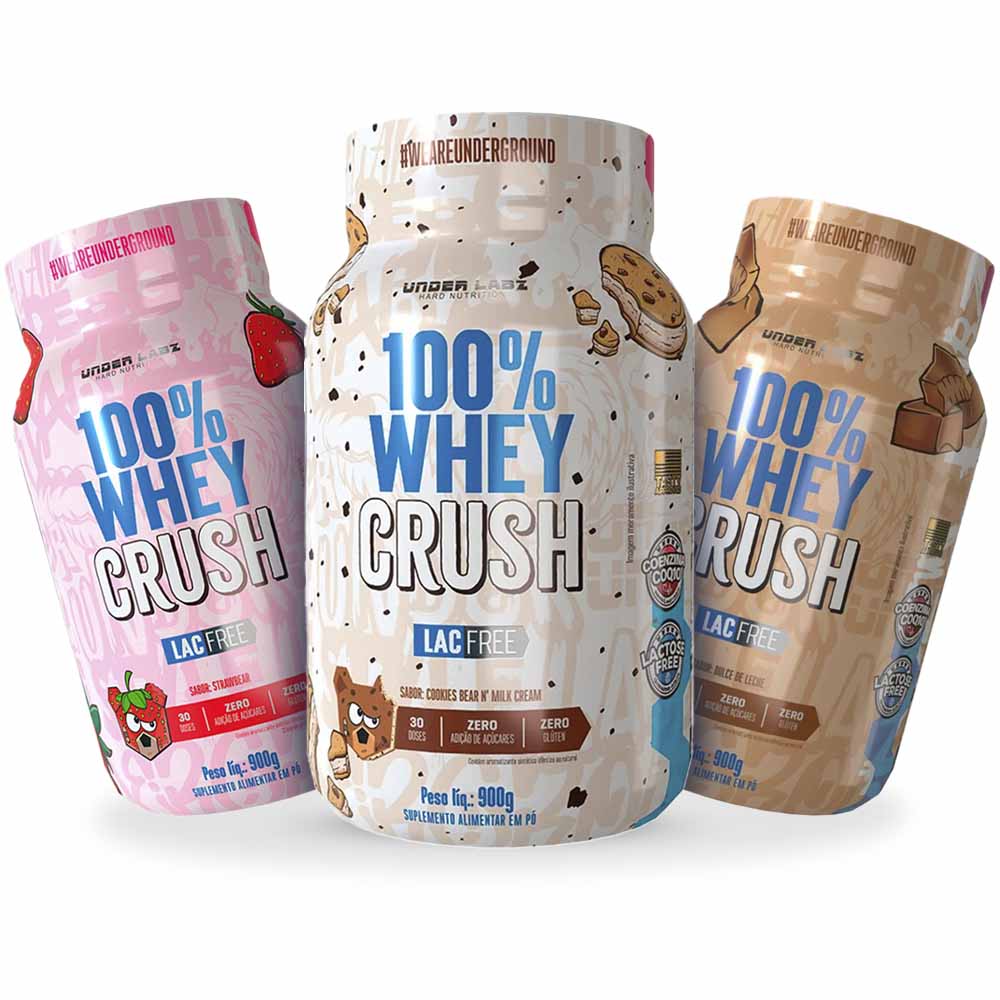 Foto de 100% Whey Crush Pote 900g -Under Labz