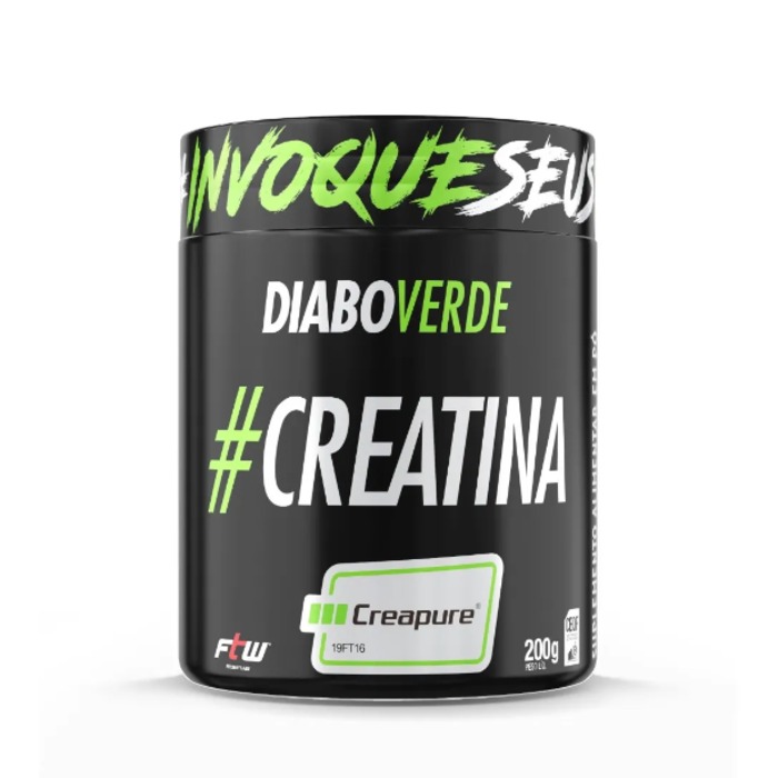 Creatina Creapure Diabo Verde 200g Ftw
