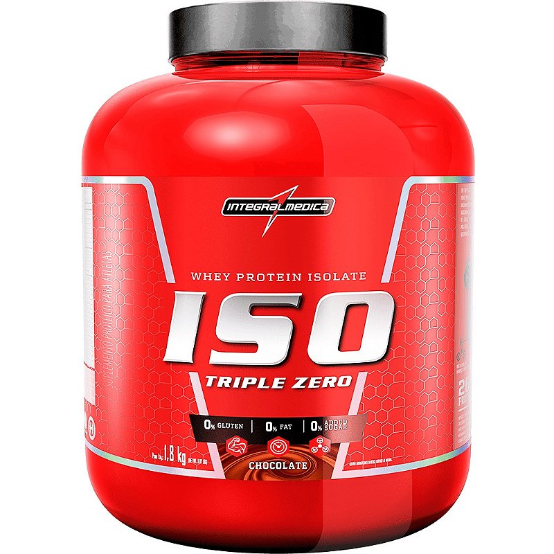 Iso Triple Zero Pote 1.8kg Integralmedica - Chocolate