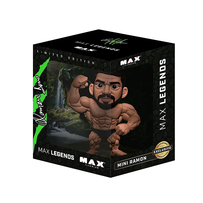 Boneco 3D Mini Caricatura Ramon Dino 2025 Max Titanium