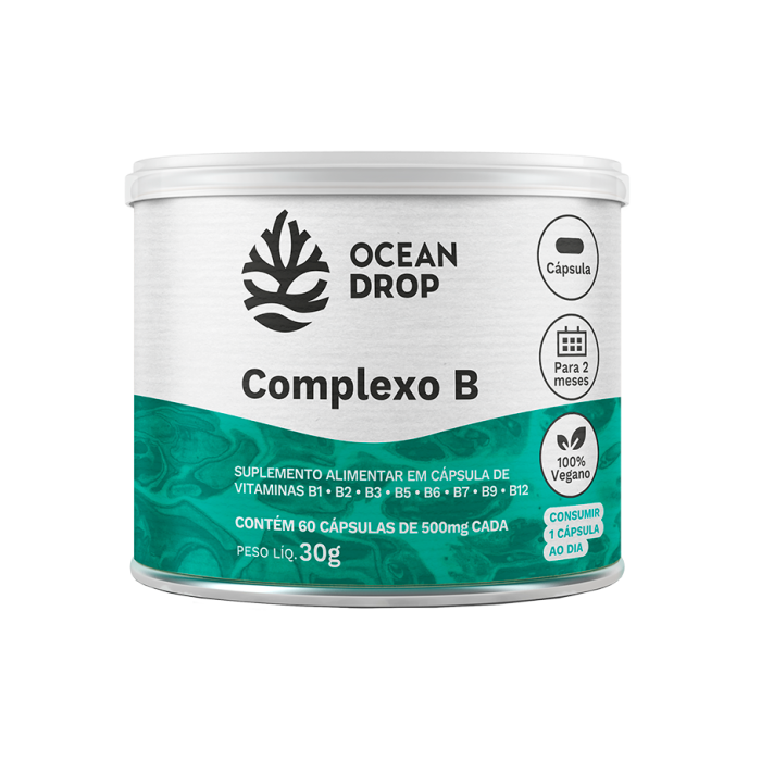 Complexo B 60 Caps 500mg Ocean Drop