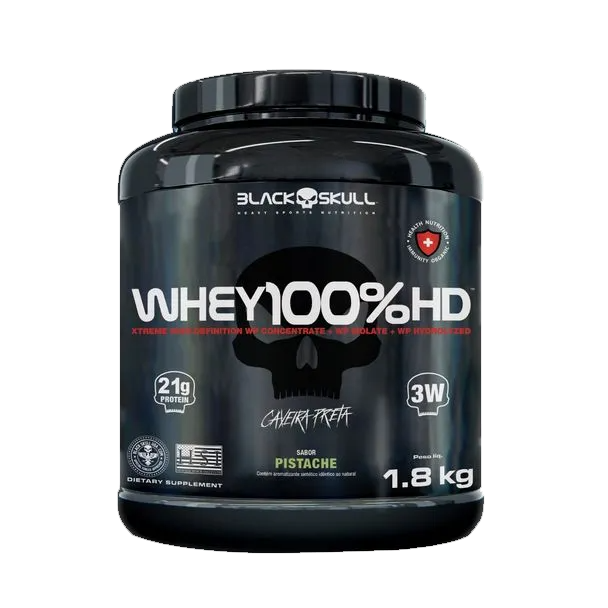 WHEY 100% HD 1,8KG -BLACK SKULL - Pistache