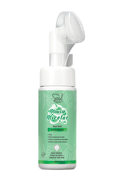 Mousse Micelar 150ml Soul Cosméticos - Anti Oleosidade