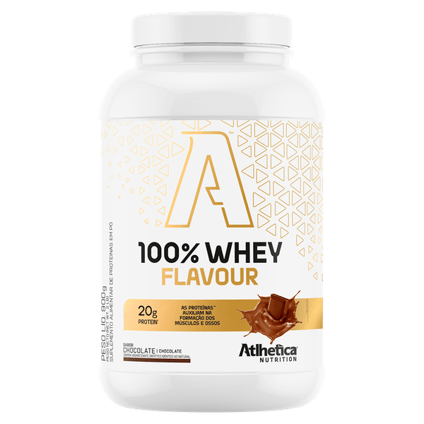 Foto de 100% Whey Flavour Pote 900g Atlhetica Nutrition