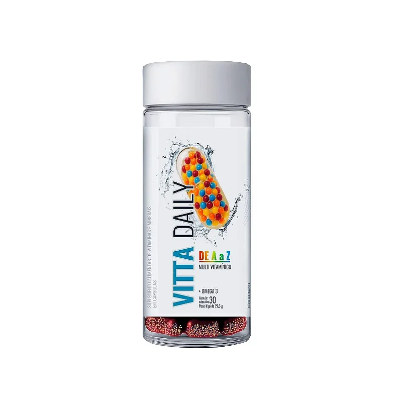 Foto de Vitta Daily 30 Caps Linha Clinic Shark Pro