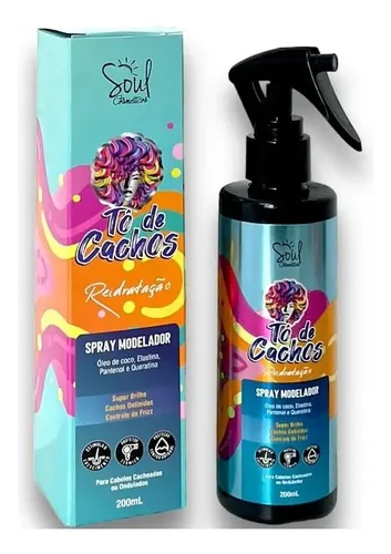 Spray Tô De Cachos 200ml Soul Cosméticos