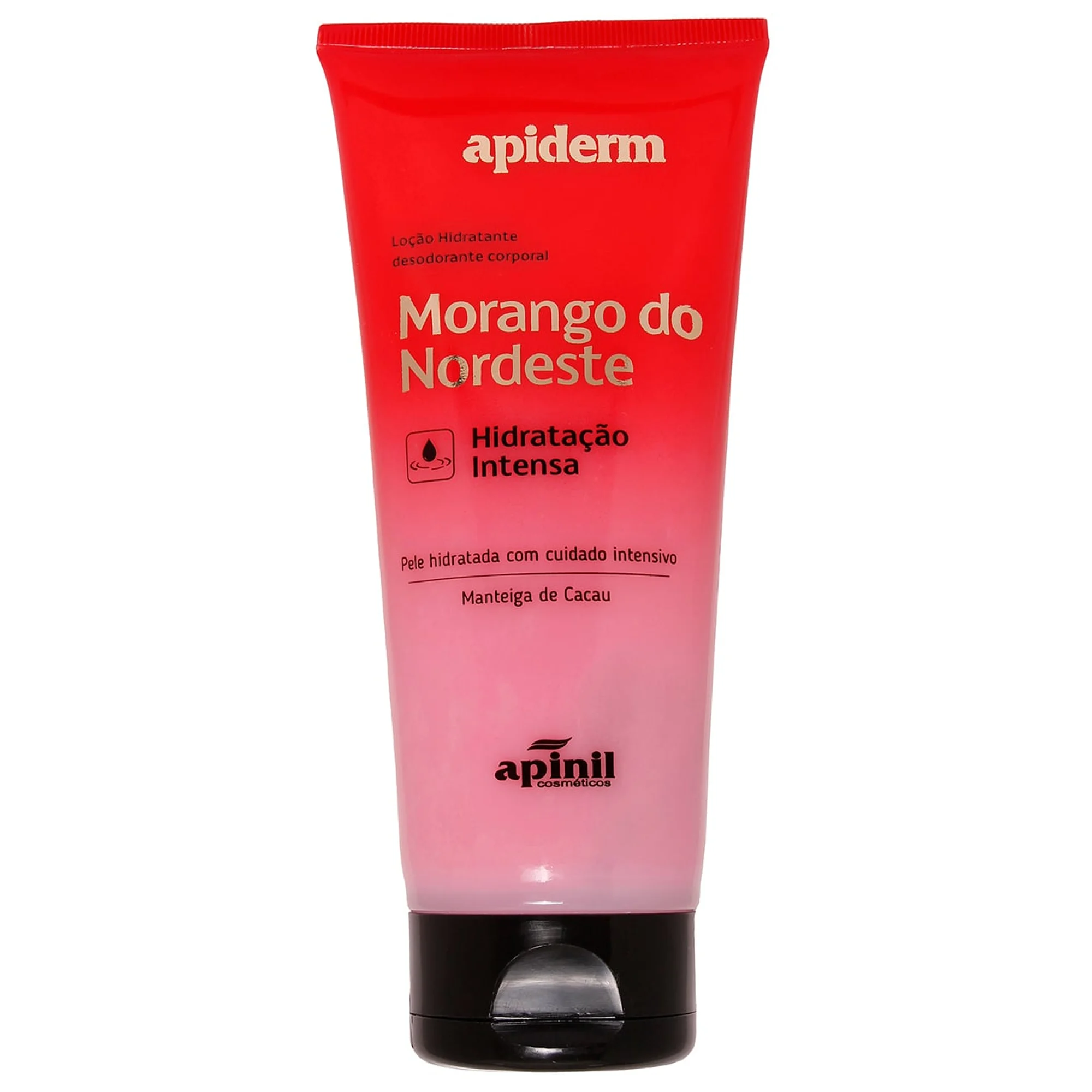 Loção Hidratante 190g Apinil Cosméticos - Morango Do Nordeste