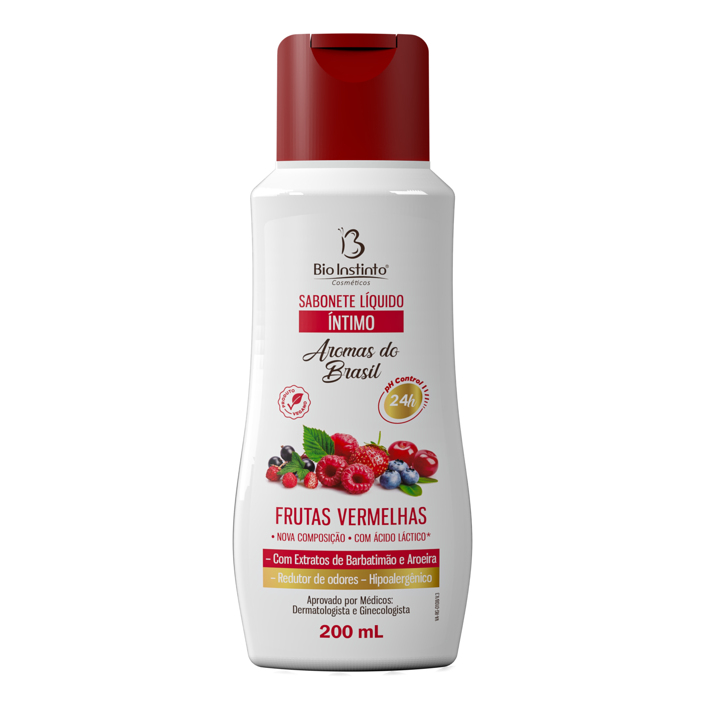 Sabonete Intimo 200ml Bio Instinto - Frutas Vermelhas