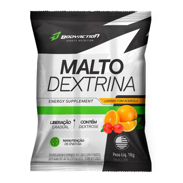 Foto de Maltodextrina 1kg BodyAction - Laranja Com Acerola