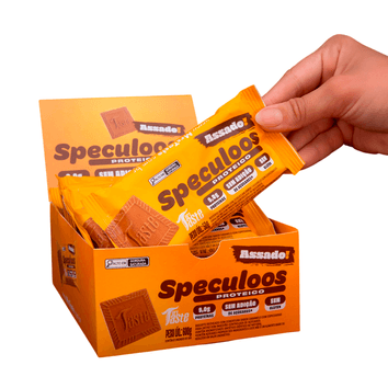 Taste Cookie Bar 50g Display Com 12Un Mrs Taste - Speculoos