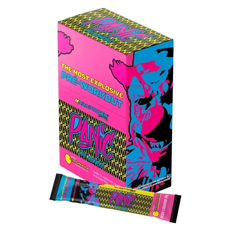 Foto de Packet Panic Pre Treino 10g Display com 20un Adaptogen