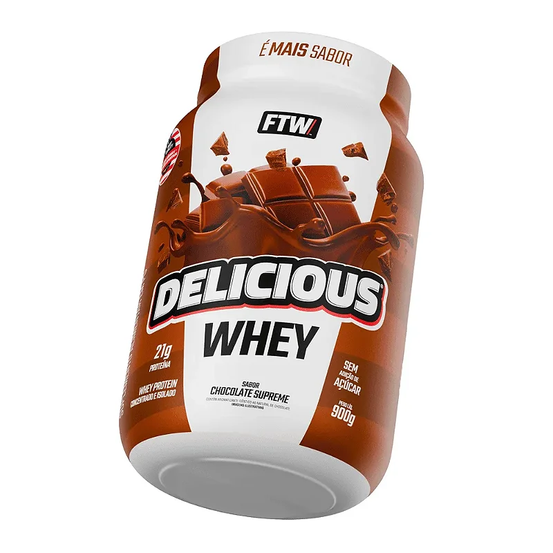 Delicious Whey Pote 900g Ftw - CHOCOLATE SUPREME
