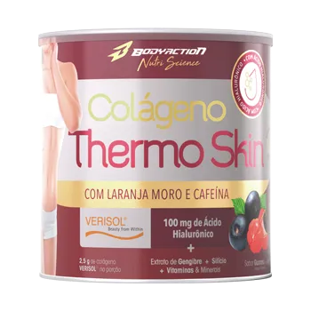 Foto de Colageno Thermo Skin 200g Cafeína Laranja Moro Bodyaction - Guaraná Com Açai