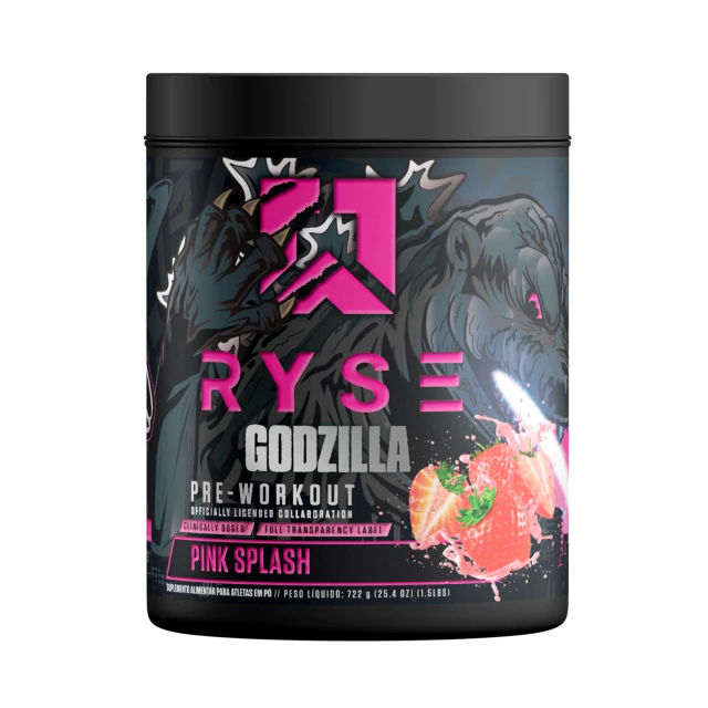Foto de Pré Treino Godzilla 722g Ryse Suplements - Pink Splash