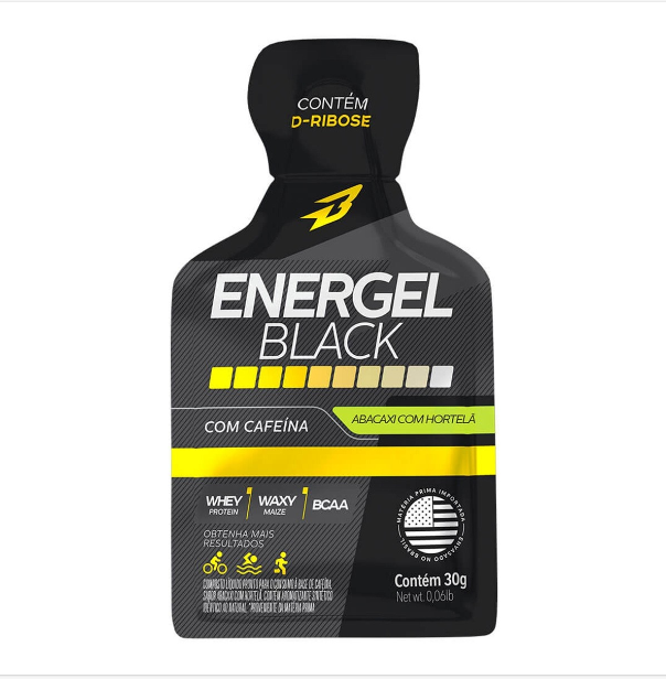 Energel Black Sache 30g Abacaxi Com Hortelã BodyAction