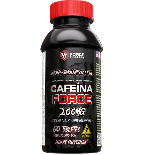 Cafeina Force 200mg 60 Tabletes Force Full Labz