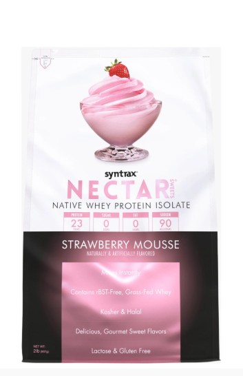 NECTAR SWEETS STRAWBERRY MOUSSE 2LB SYNTRAX