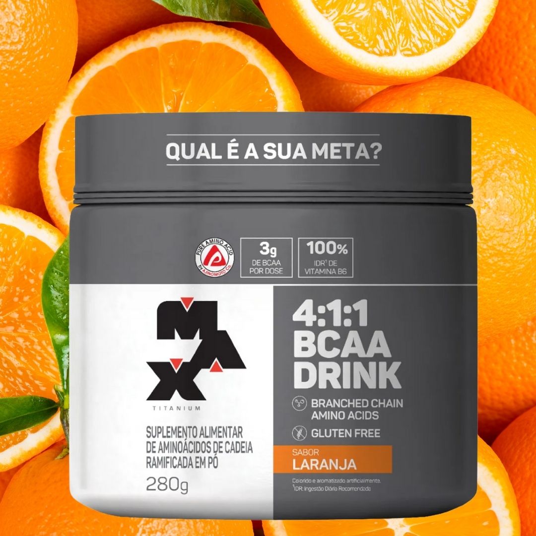 Foto de BCAA Drink 4:1:1 Pote 280g Max Titanium