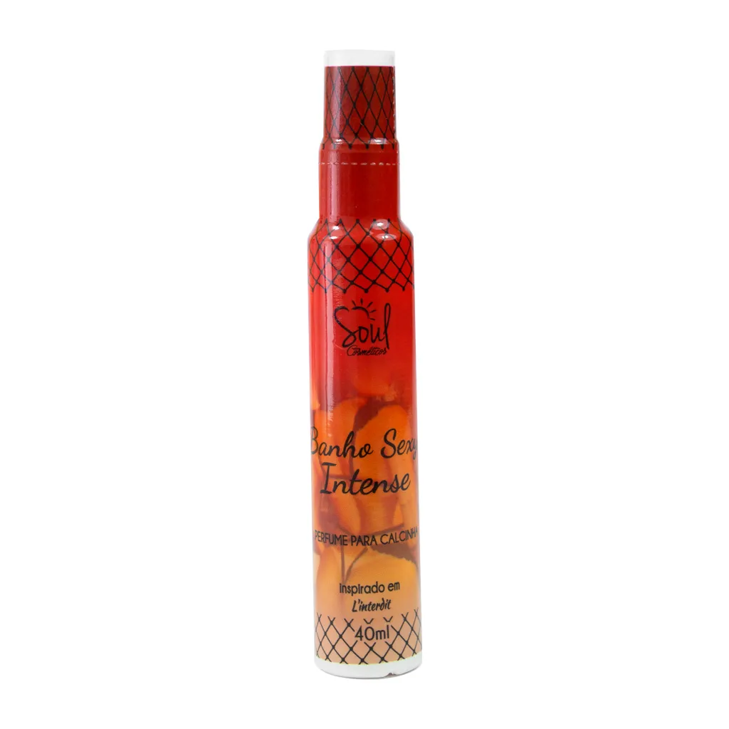 Perfume De Calcinha 40ml Soul Cosméticos - Banho Sexy Intense
