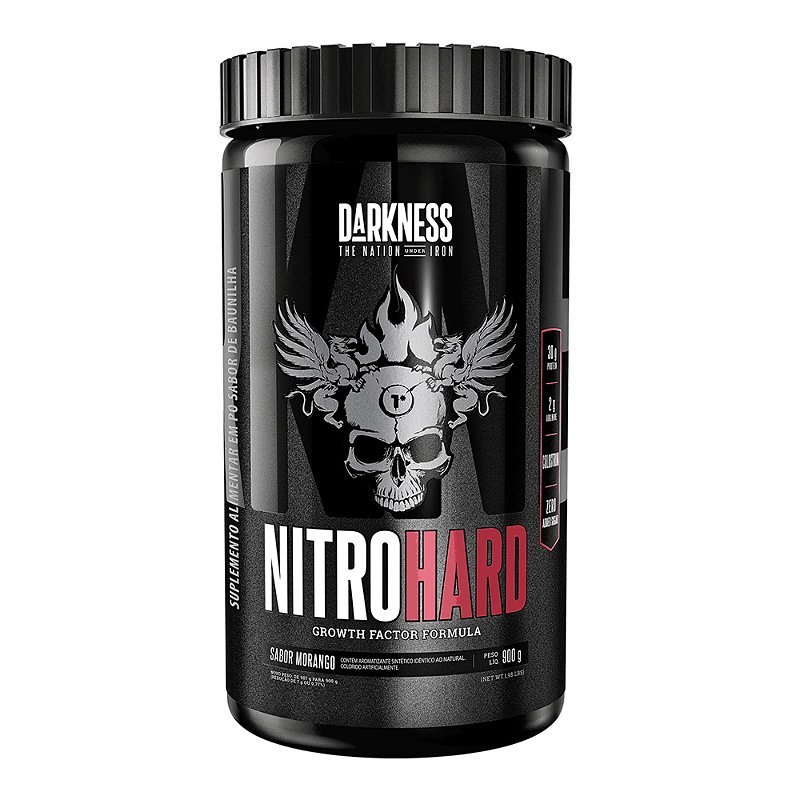 Nitrohard Pote 900g Darkness - Morango