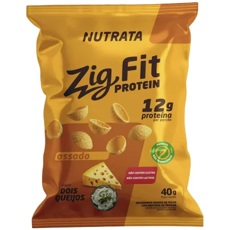 Salgado Proteico Zig Fit Protein 40g Dois Queijos Nutrata