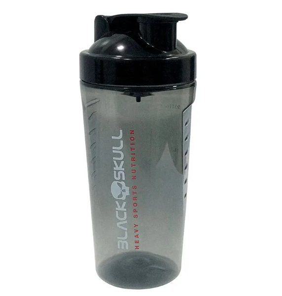 Coqueteleira Pet Fume 800ml Black Skull