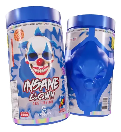 Pré Treino Insane Clown 350G Demons Lab - Mad Bull