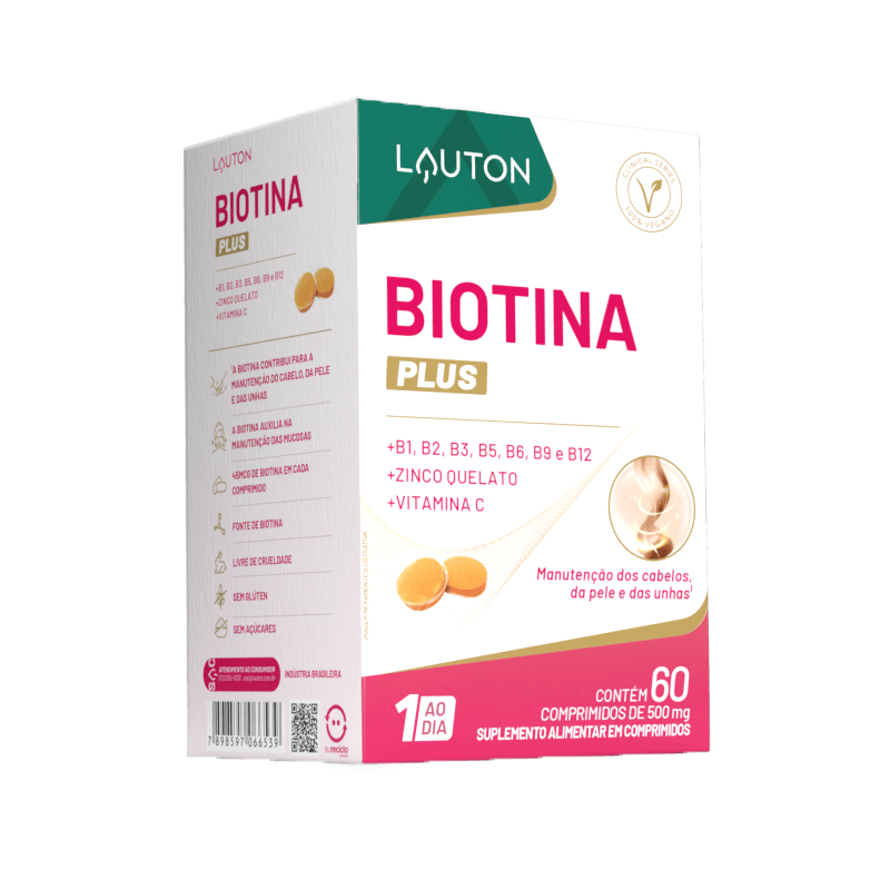 Biotina Plus 60 Caps Lauton Nutrition
