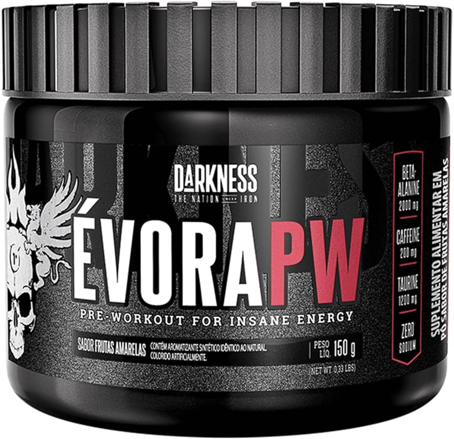 Pré Treino Evora Pw 150g Darkness - Frutas Amarelas