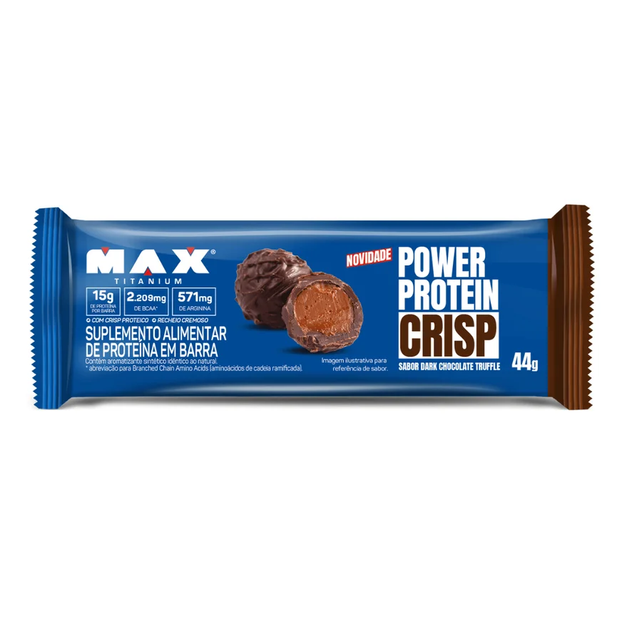 Power Protein Crisp 44g Dark Chocolate Truffle Max Titanium