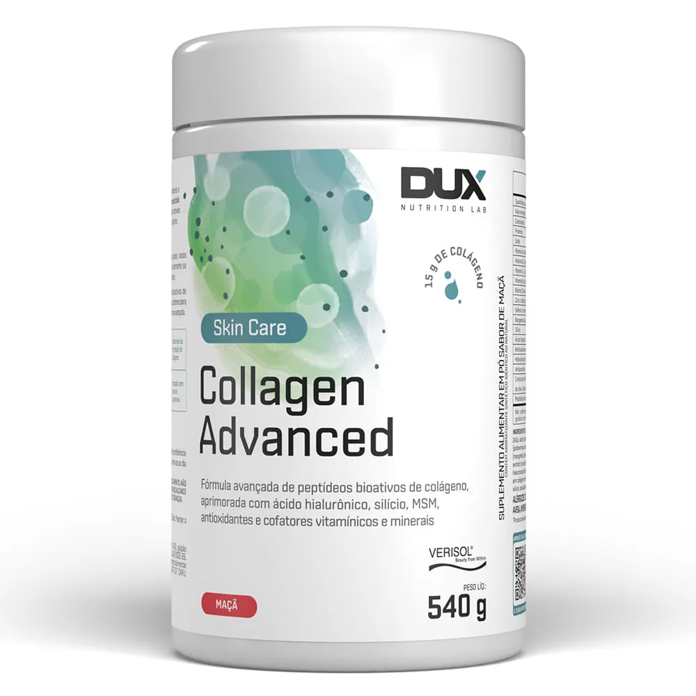 Foto de Collagen Advanced Pote 540g Dux Nutrition - Maça
