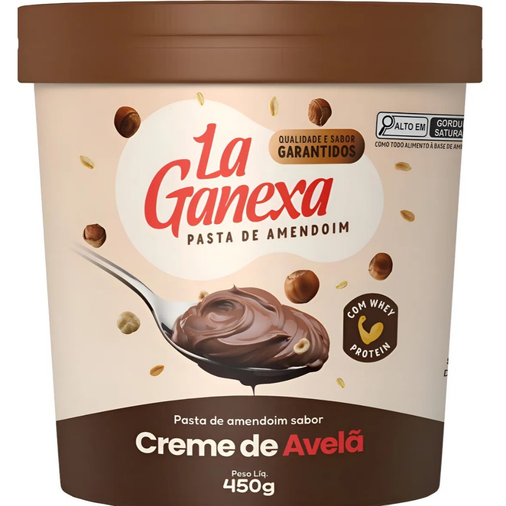 Pasta Amendoim 450g - La Ganexa - Creme de Avelã