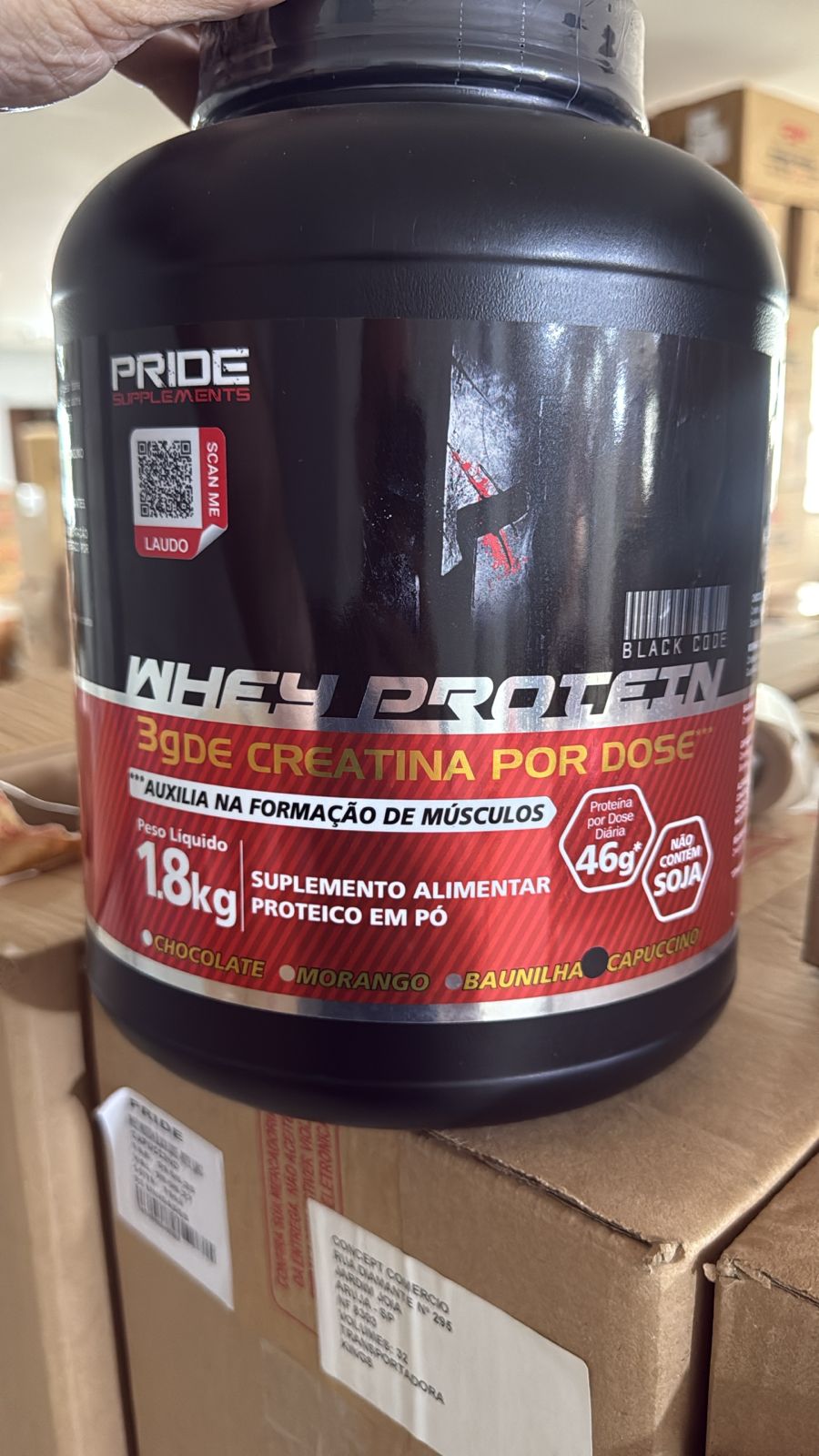 Foto de Whey Protein 100%, 1,8kg Pride Supplements