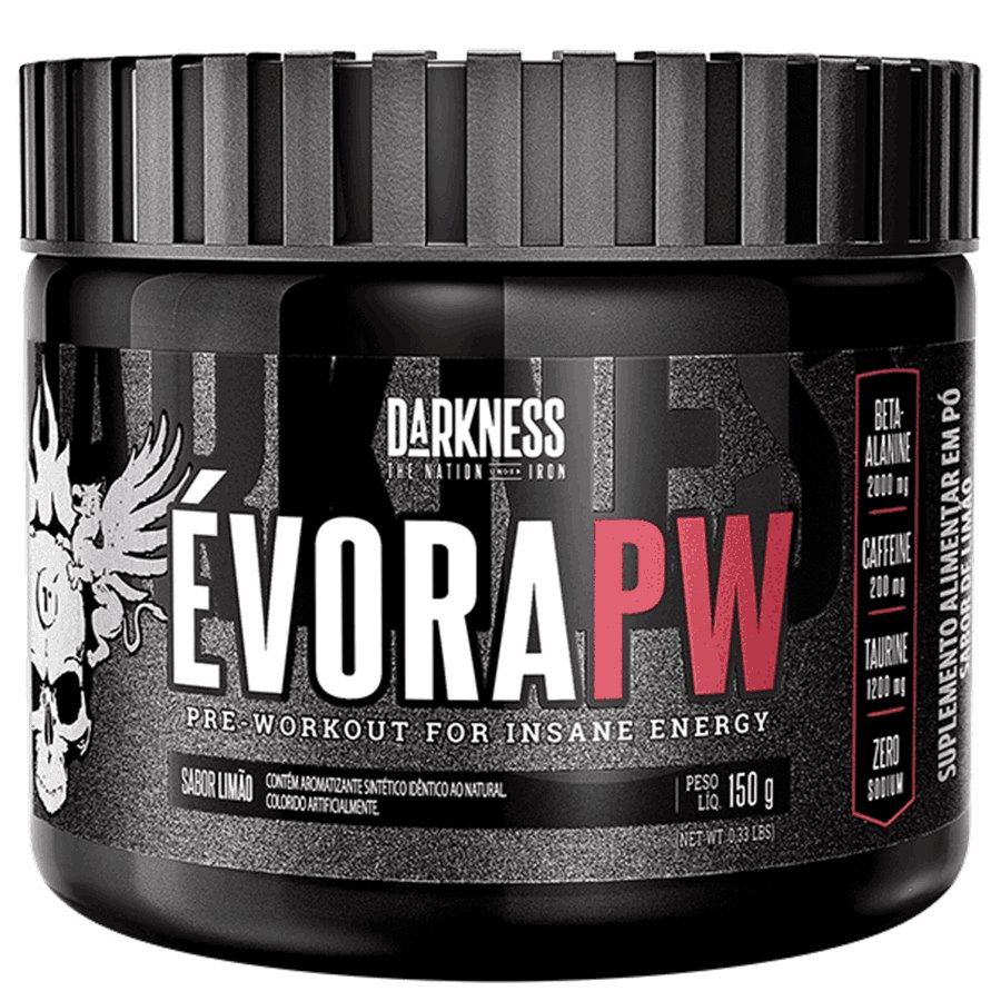 Pré Treino Evora Pw 150g Darkness - Limão