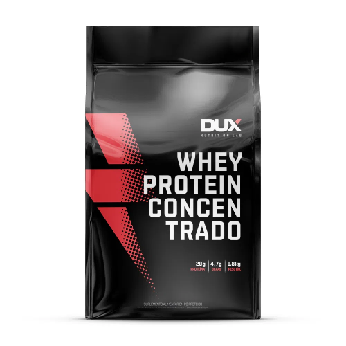 Whey Protein Concentrado Refil 1,8 Kg Dux Nutrition - Baunilha