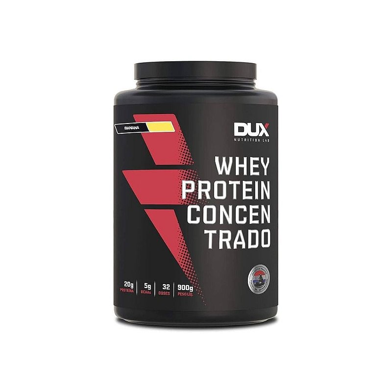 Whey Protein Concentrado 900g Dux Nutrition - Banana