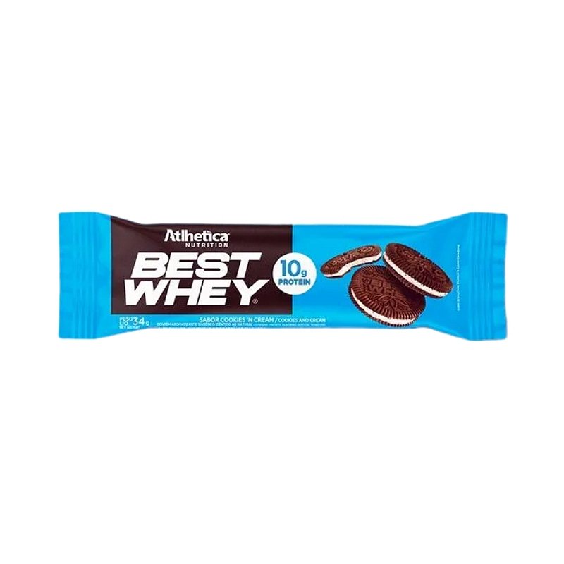 Foto de Best Whey Bar 33g Cookies E Cream Atlhetica Nutrition